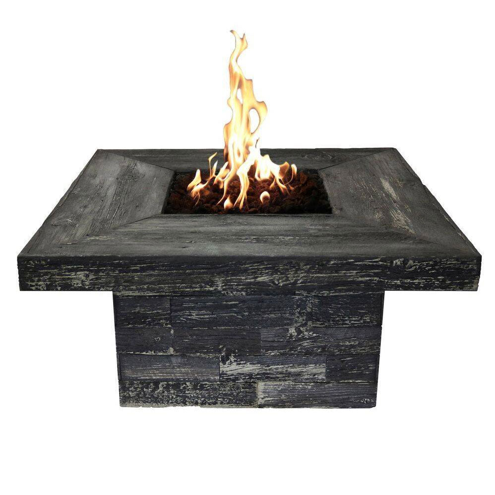 Malibu Concrete Fire Pit Table | Modern Outdoor Fire Table – Outdoor ...