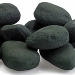 Load image into Gallery viewer, Matte Black Lite Stones Set - 15 Stone Set - Outdoor Fire and Patio