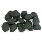 Load image into Gallery viewer, Matte Black Lite Stones Set - 15 Stone Set - Outdoor Fire and Patio