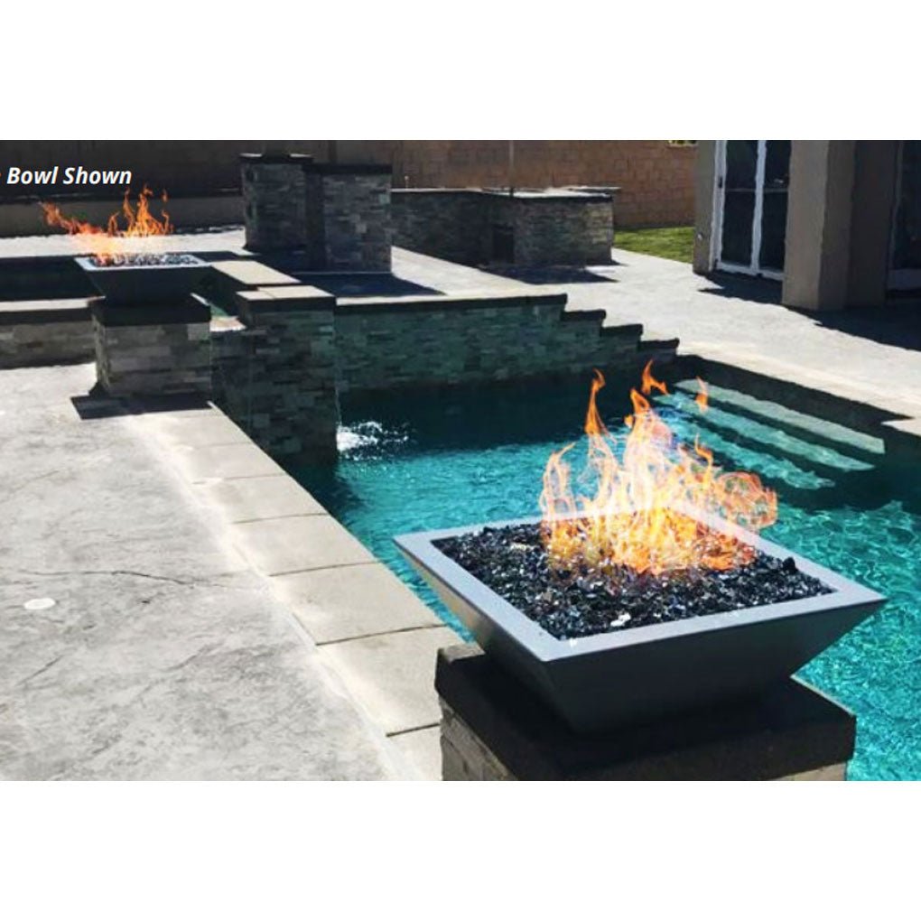 Maya Concrete Fire Bowl - Outdoor Fire and Patio