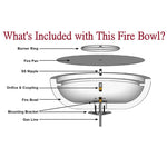 Load image into Gallery viewer, Maya Concrete Fire Bowl - Outdoor Fire and Patio