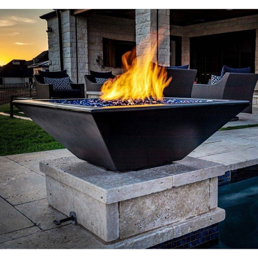 Maya Concrete Fire Bowl - Outdoor Fire and Patio