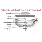 Load image into Gallery viewer, Maya Copper Pool Fire Bowl - Outdoor Fire and Patio