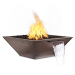 Load image into Gallery viewer, Maya Copper Pool Fire Bowl - Outdoor Fire and Patio