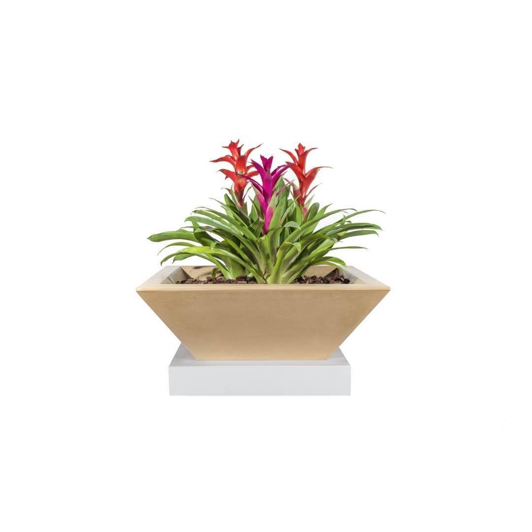 Maya Planter Bowl | Modern Indoor & Outdoor Planter - Outdoor Fire and Patio