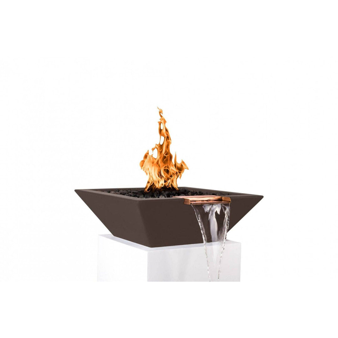 Maya Pool Fire and Water Bowl - Outdoor Fire and Patio