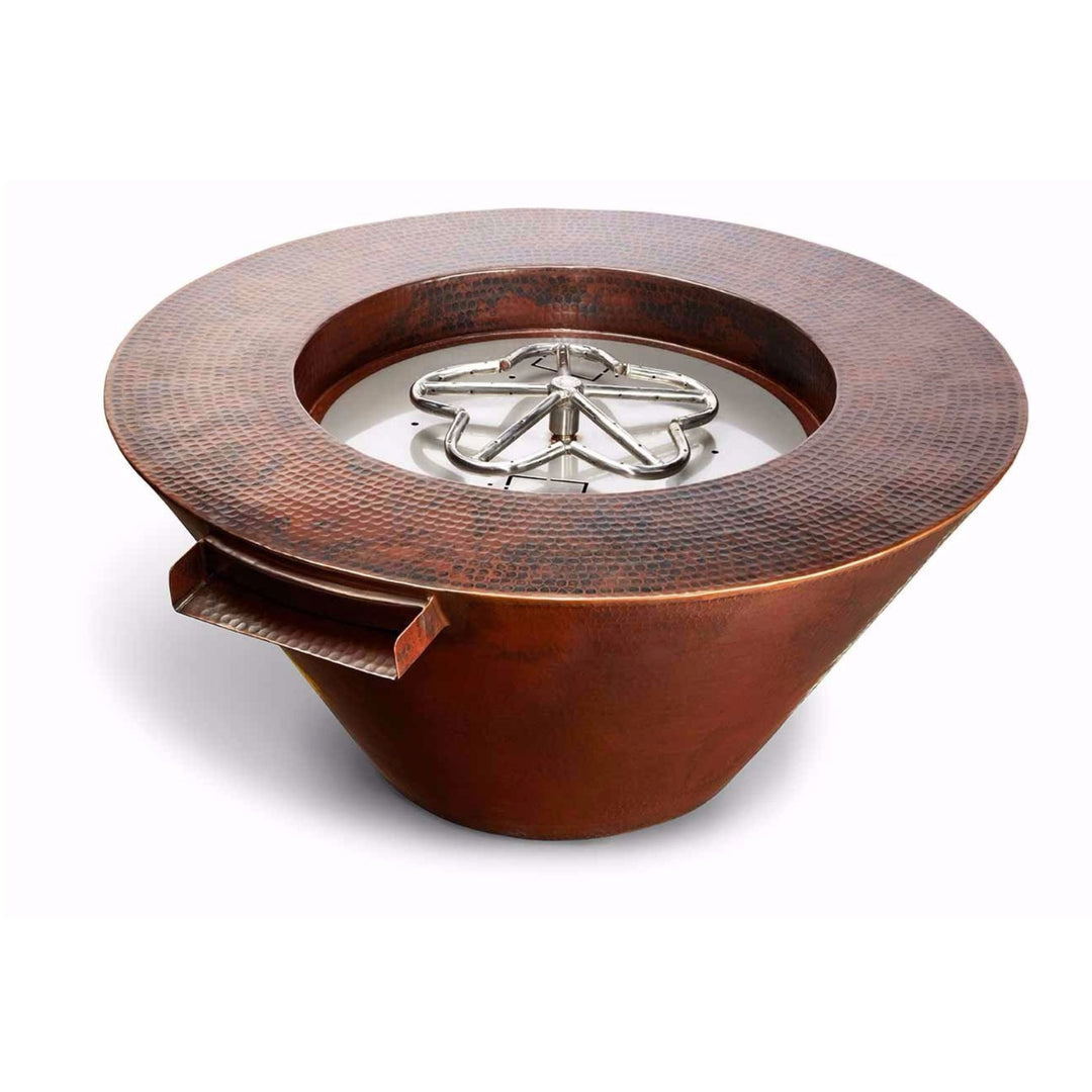 HPC Mesa Copper Fire and Water Bowl 32"