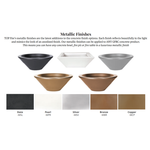 Load image into Gallery viewer, Concrete Fire Bowl Color Samples