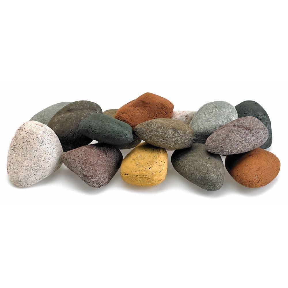Natural Set Lite Stones Set - 15 Stone Set - Outdoor Fire and Patio