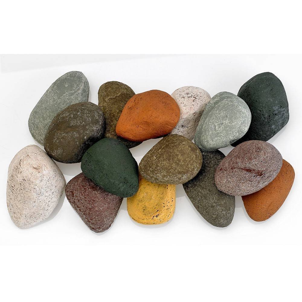 Natural Set Lite Stones Set - 15 Stone Set - Outdoor Fire and Patio