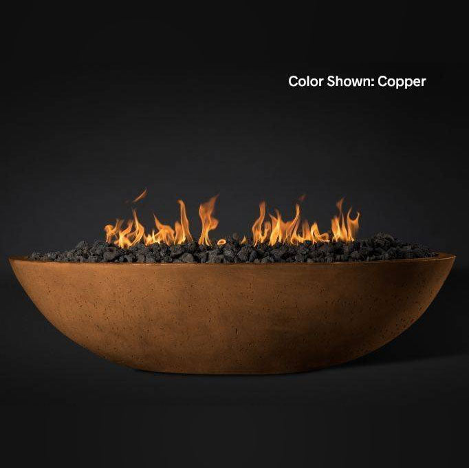 Slick Rock Concrete Fire Bowl 60" Oasis Oval