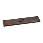 Load image into Gallery viewer, Oil Rubbed Bronze Stainless Steel Linear Fire Pit Covers - Outdoor Fire and Patio
