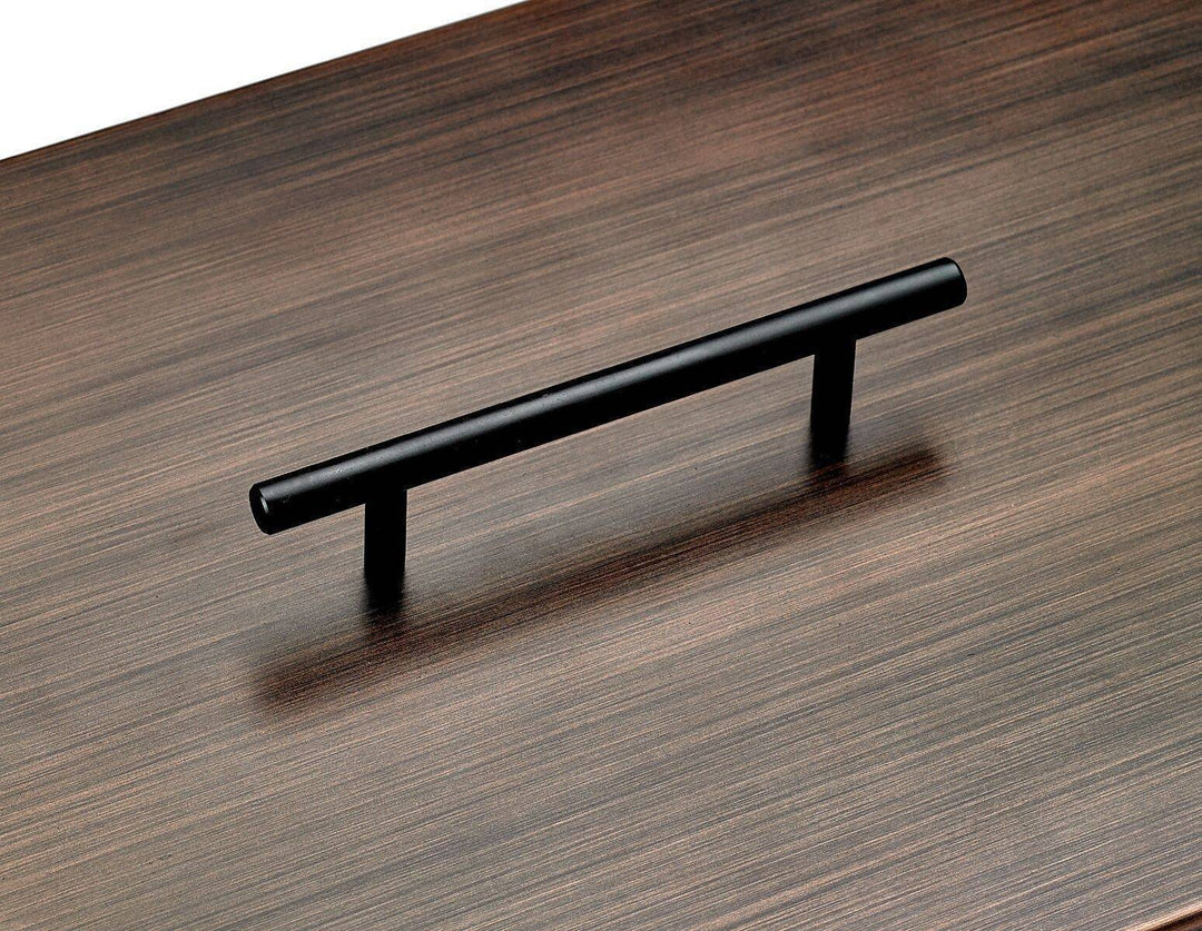 Oil Rubbed Bronze Stainless Steel Round Cover - Outdoor Fire and Patio
