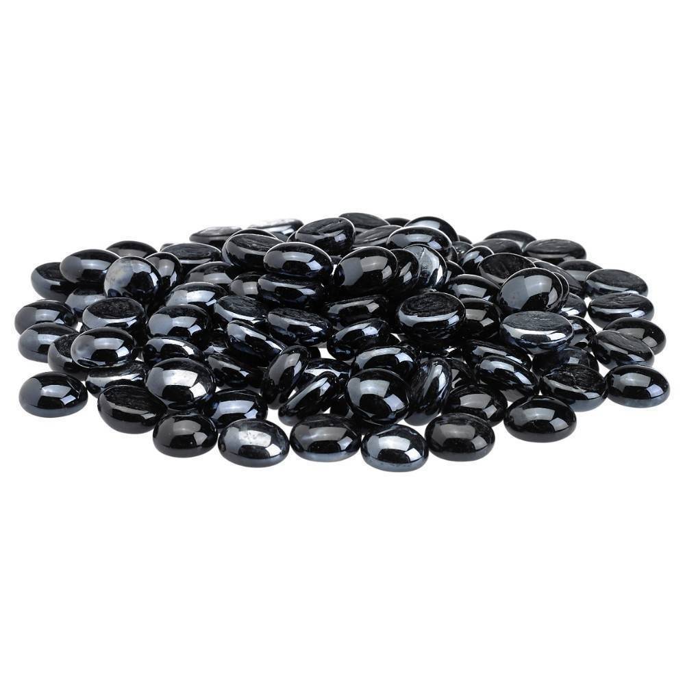 Onyx Black Fire Glass Beads - Outdoor Fire and Patio