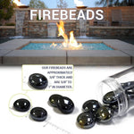 Load image into Gallery viewer, Onyx Black Fire Glass Beads - Outdoor Fire and Patio