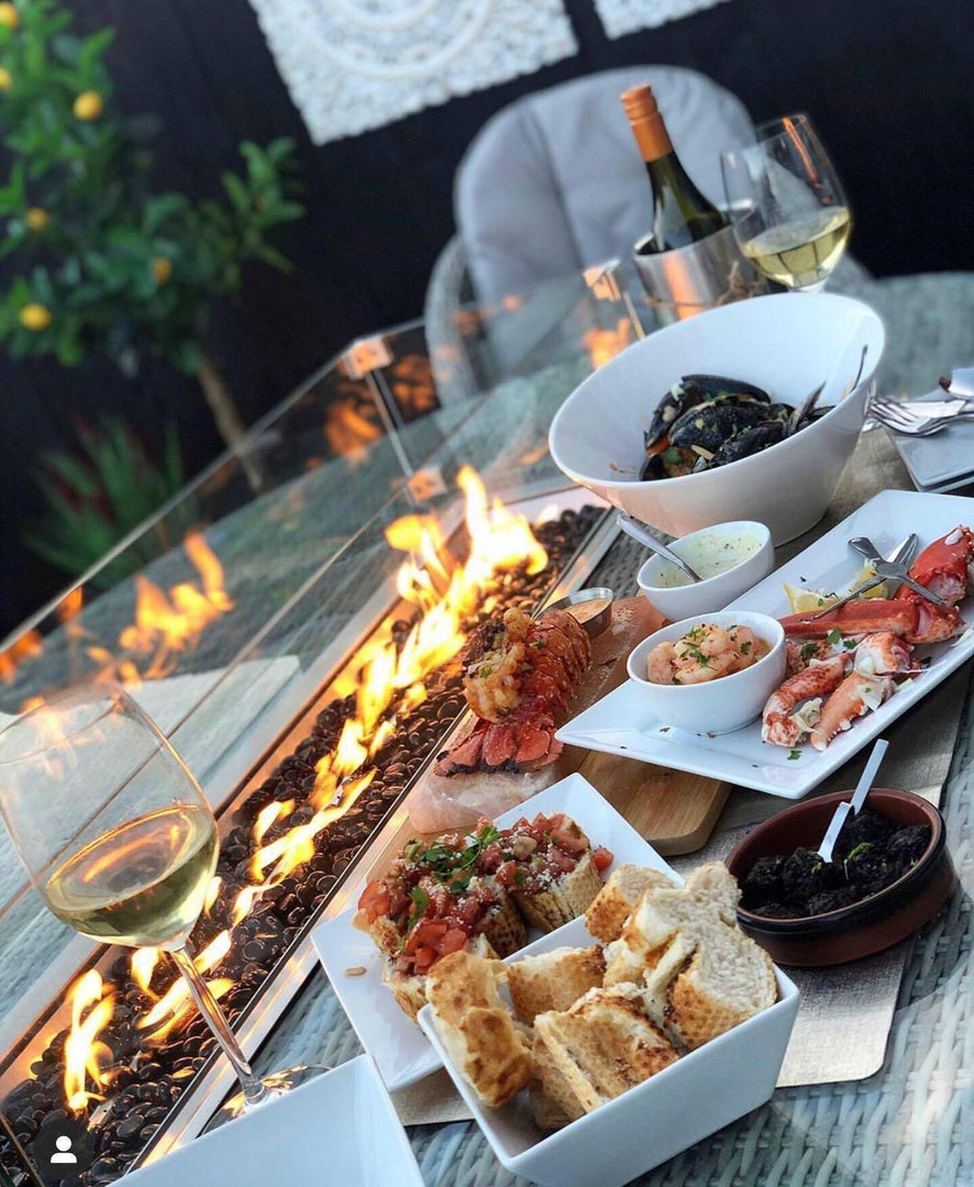 Onyx Black Fire Glass Beads - Outdoor Fire and Patio