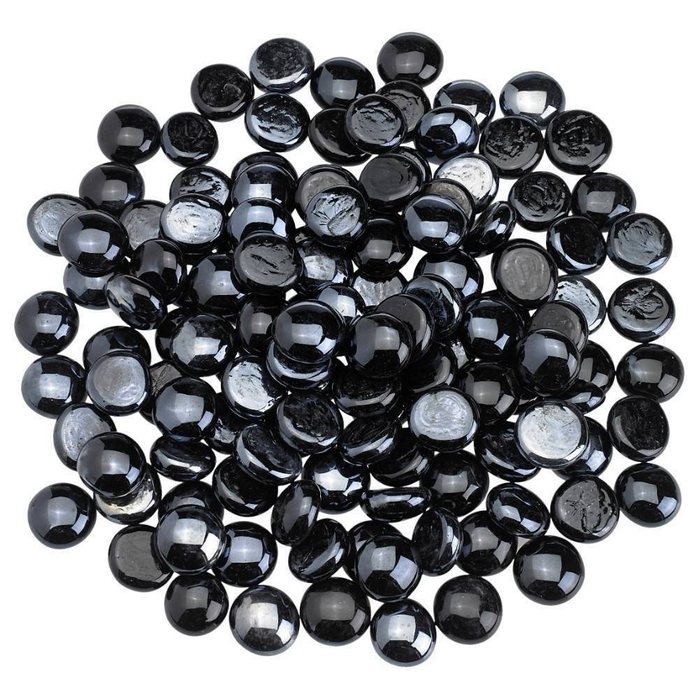 Onyx Black Fire Glass Beads - Outdoor Fire and Patio