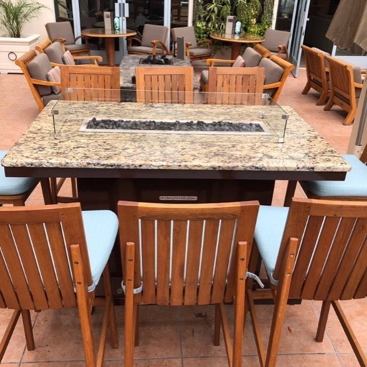 Onyx Fire Pit Glass