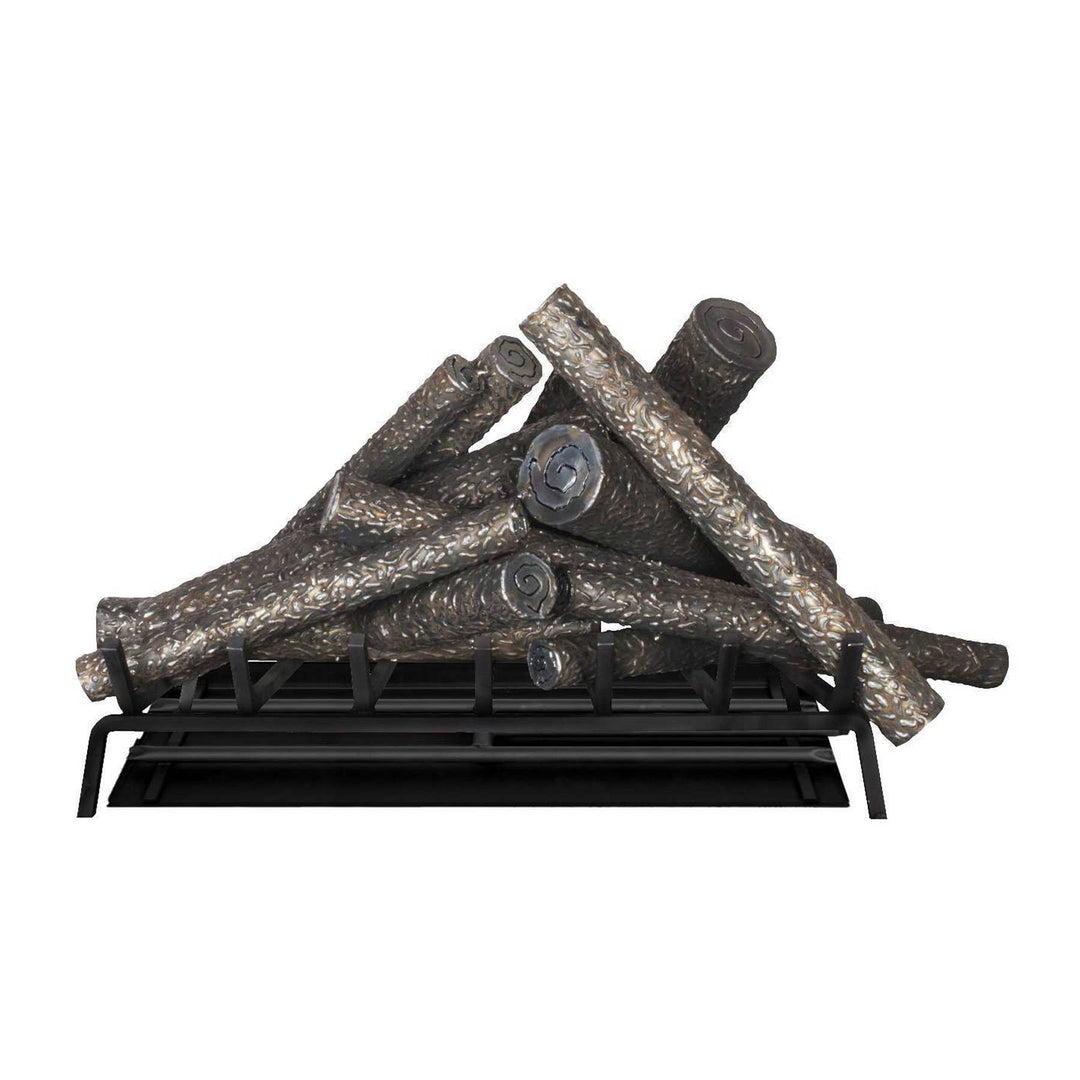 Fireplace Log and Tray Set - Includes Steel Logs, Steel Grate, Steel Tray and Burner | Starting at