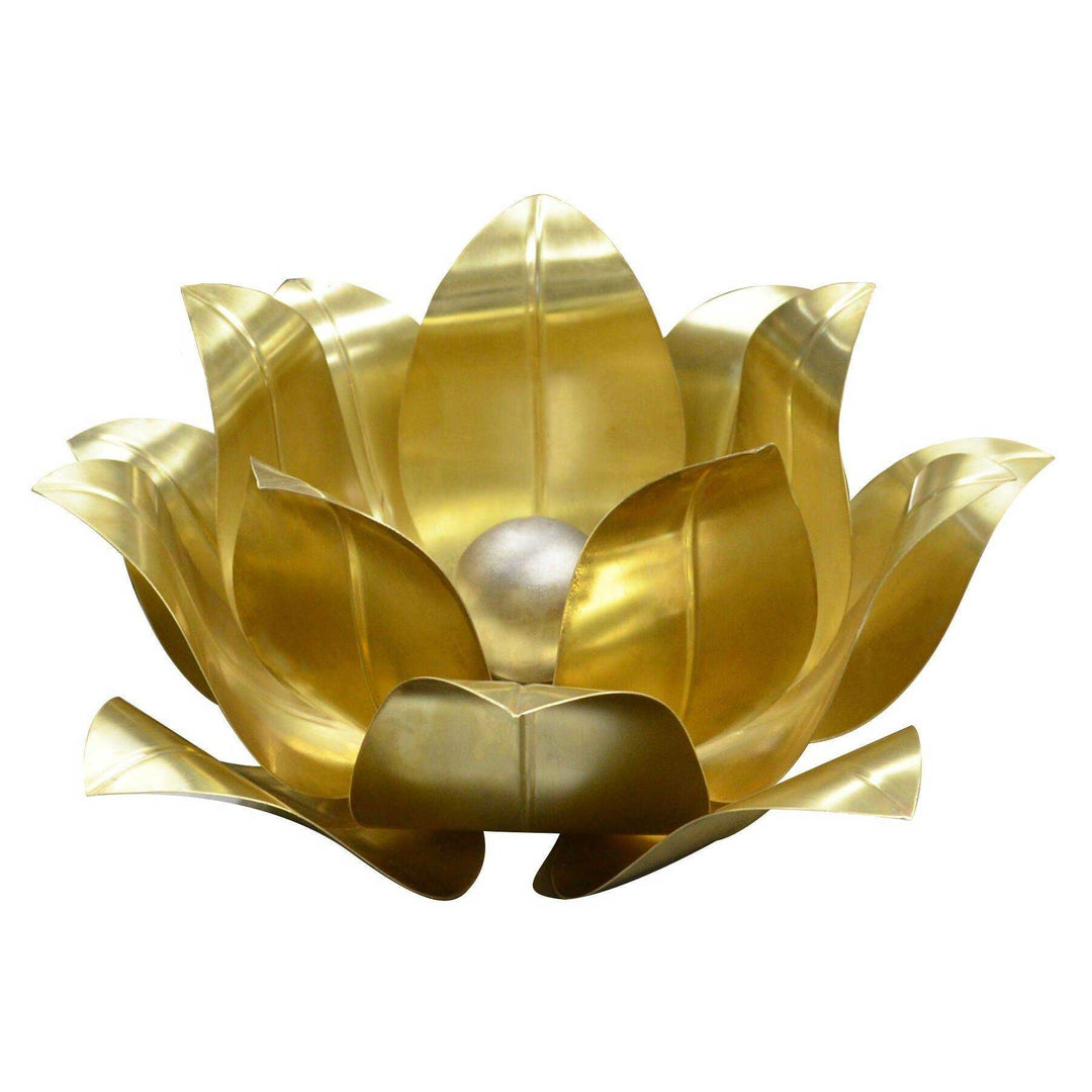 Lotus Flower Burner - Stainless Steel - Male Connection | Starting at $1,050