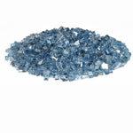 Load image into Gallery viewer, 1/4&quot; Pacific Blue Reflective Fire Glass