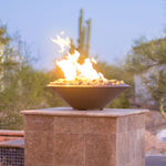 Load image into Gallery viewer, Pebble Tec 33" Cone Fire Bowl - Natural Textured - Outdoor Fire and Patio