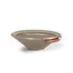 Load image into Gallery viewer, Pebble Tec 33" Cone Fire &amp; Water Bowl - Honed Smooth - Outdoor Fire and Patio