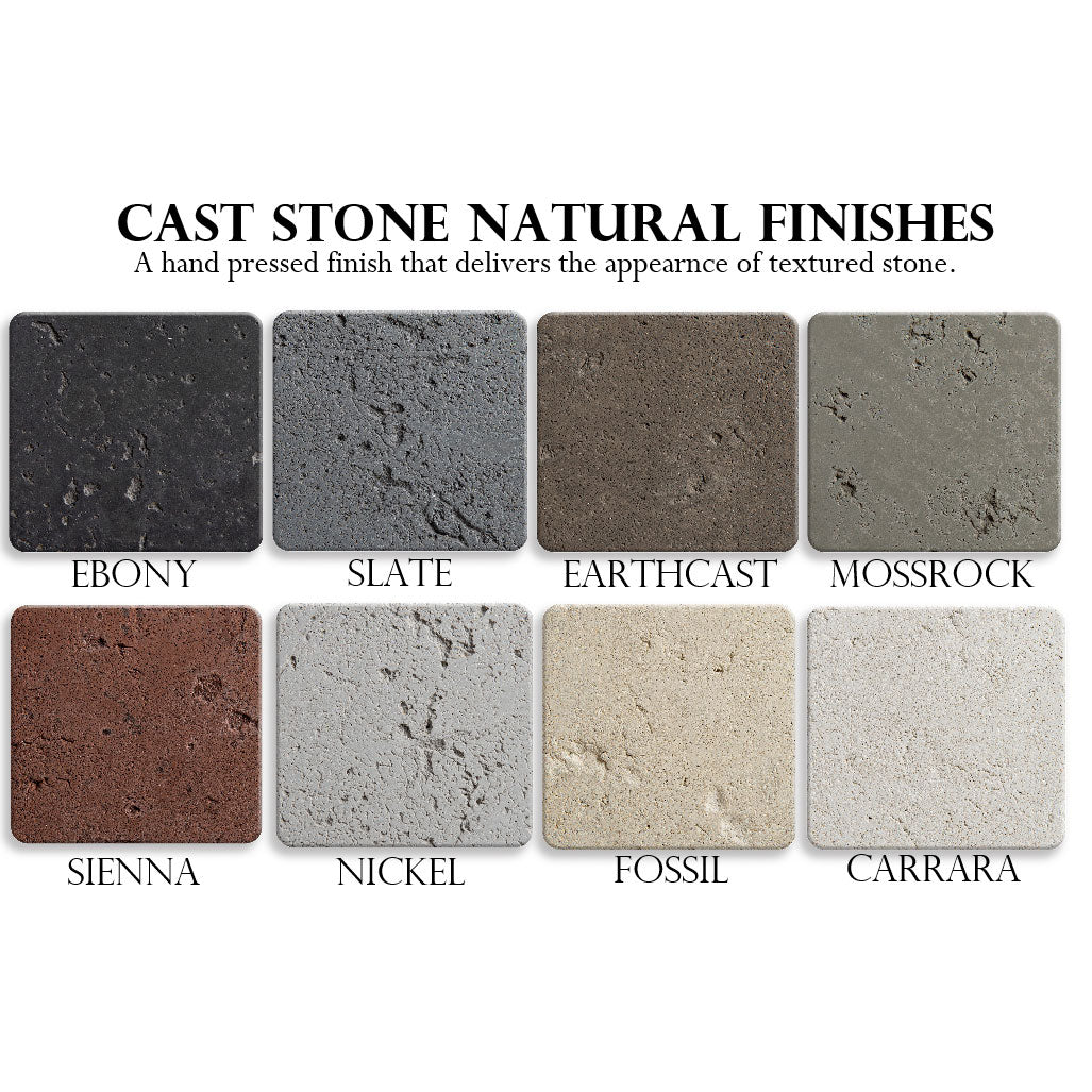 Pebble Tec 33" Cone Fire & Water Bowl - Natural Textured - Outdoor Fire and Patio