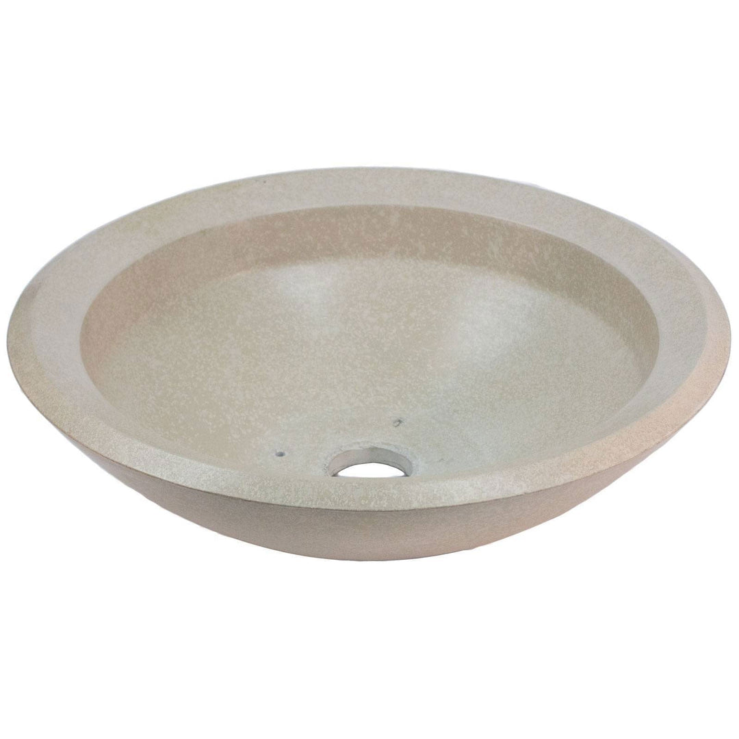 Pebble Tec 33" Round Fire Bowl - Honed Smooth - Outdoor Fire and Patio