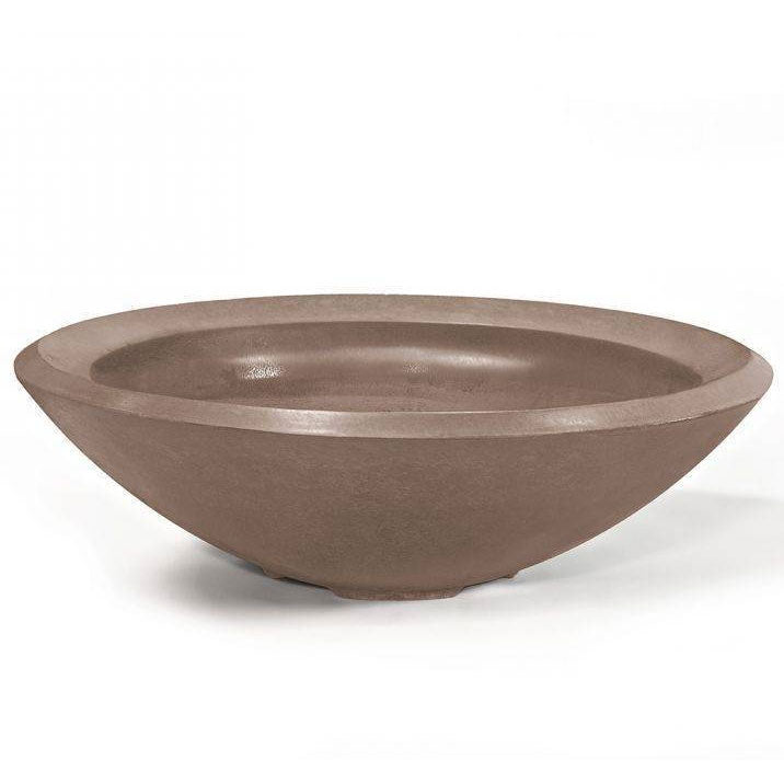 Pebble Tec 33" Round Fire Bowl - Honed Smooth - Outdoor Fire and Patio