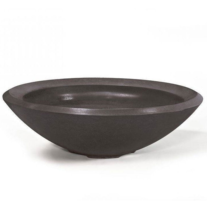Pebble Tec 33" Round Fire Bowl - Honed Smooth - Outdoor Fire and Patio