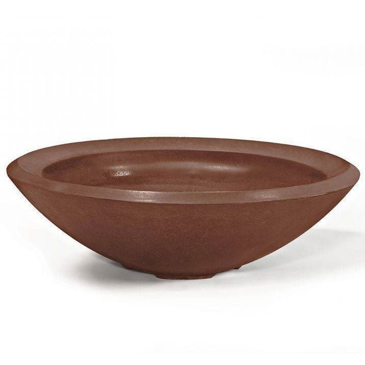 Pebble Tec 33" Round Fire Bowl - Honed Smooth - Outdoor Fire and Patio