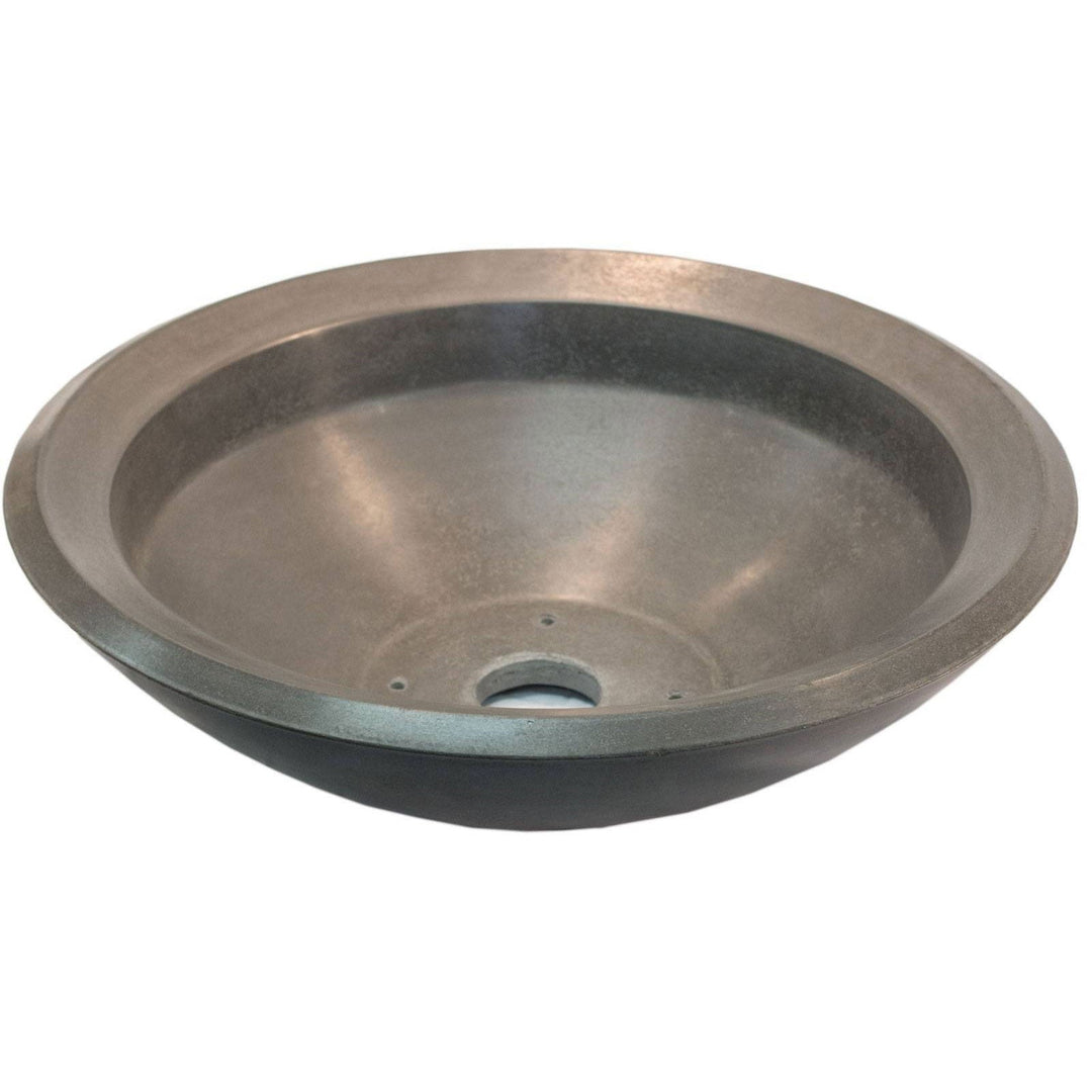 Pebble Tec 33" Round Fire Bowl - Honed Smooth - Outdoor Fire and Patio