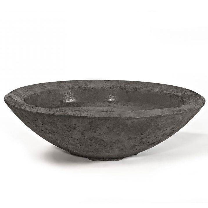 Pebble Tec 33" Round Fire Bowl - Natural Textured - Outdoor Fire and Patio