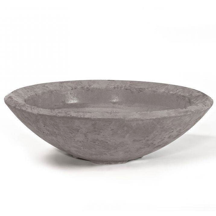 Pebble Tec 33" Round Fire Bowl - Natural Textured - Outdoor Fire and Patio