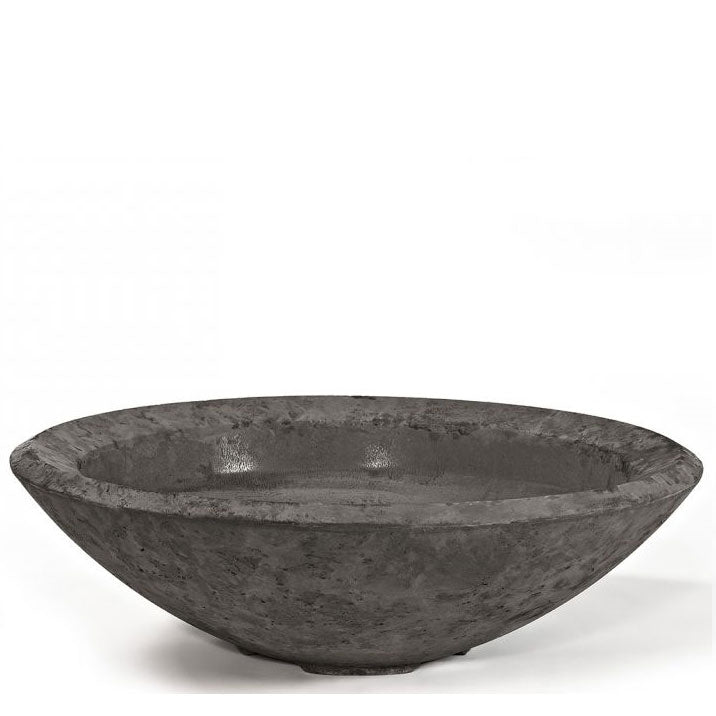 Pebble Tec 33" Round Fire Bowl - Natural Textured - Outdoor Fire and Patio