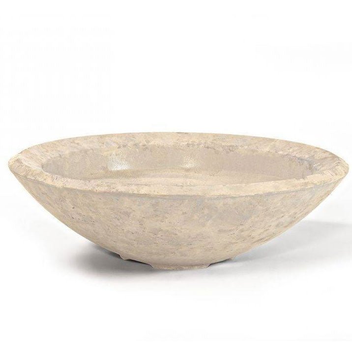 Pebble Tec 33" Round Fire Bowl - Natural Textured - Outdoor Fire and Patio