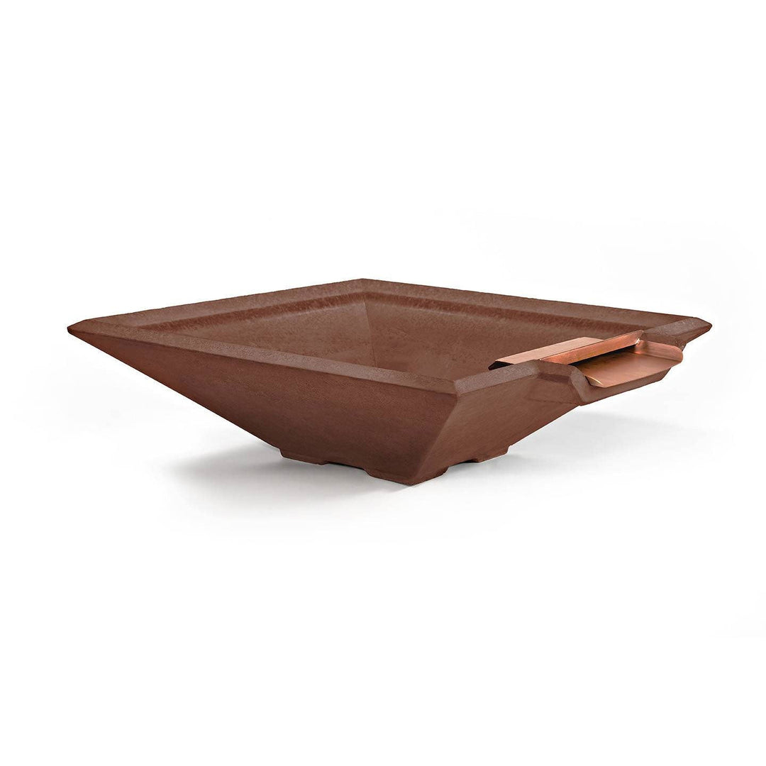 Pebble Tec 33" x 33" Fire & Water Bowl - Honed Smooth - Outdoor Fire and Patio