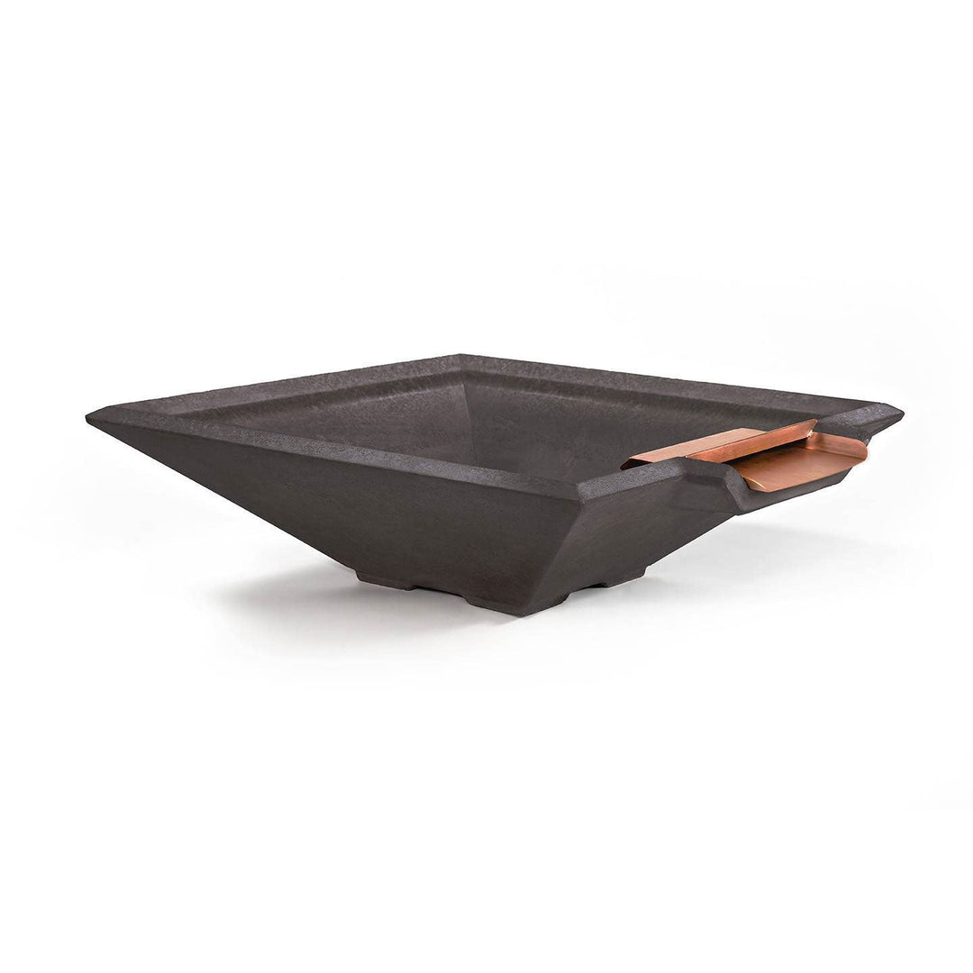 Pebble Tec 33" x 33" Fire & Water Bowl - Honed Smooth - Outdoor Fire and Patio