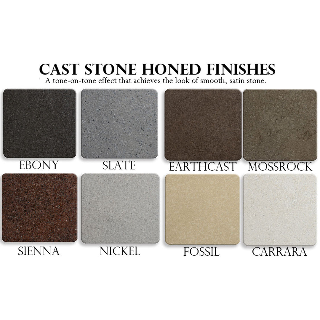 Pebble Tec 33" x 33" Fire & Water Bowl - Natural Textured - Outdoor Fire and Patio