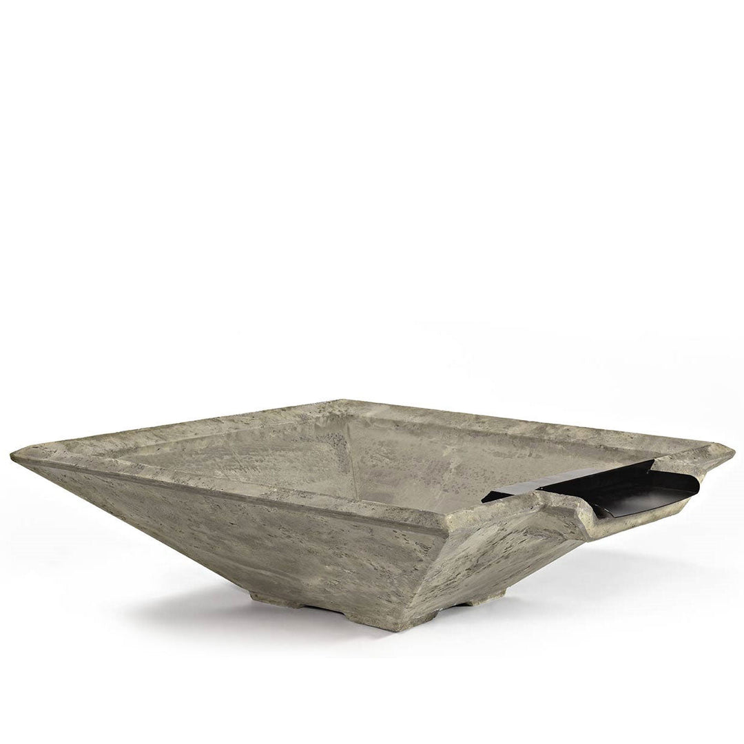 Pebble Tec 33" x 33" Fire & Water Bowl - Natural Textured - Outdoor Fire and Patio