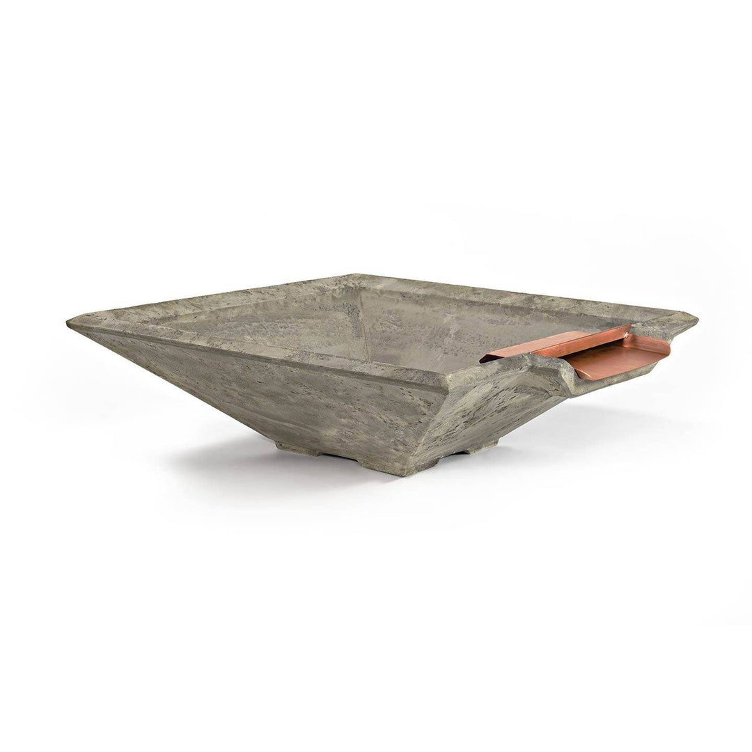 Pebble Tec 33" x 33" Fire & Water Bowl - Natural Textured - Outdoor Fire and Patio