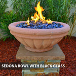 Load image into Gallery viewer, Pool Fire Bowl Concrete Tuscany with Scupper - Outdoor Fire and Patio