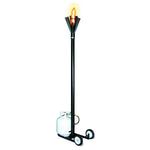 Load image into Gallery viewer, Portable Fin Style Gas Tiki Torch - Outdoor Fire and Patio