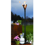 Load image into Gallery viewer, Portable Fin Style Gas Tiki Torch - Outdoor Fire and Patio