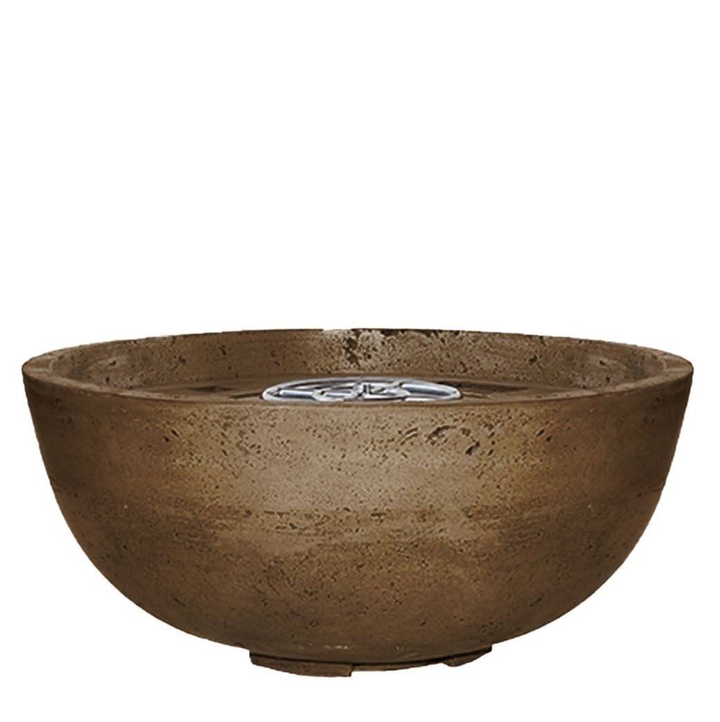 Prism Hardscapes Moderno 1 | 39" Concrete Fire Bowl - Outdoor Fire and Patio