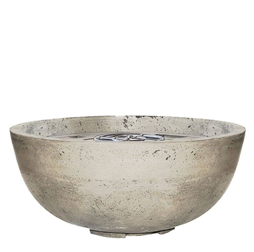 Prism Hardscapes Moderno 1 | 39" Concrete Fire Bowl - Outdoor Fire and Patio
