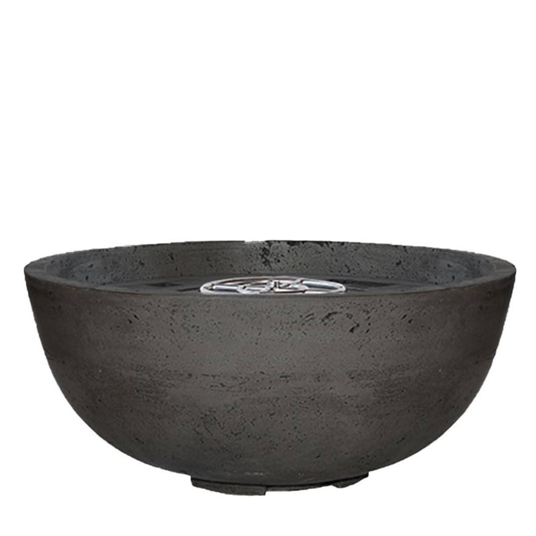 Prism Hardscapes Moderno 1 | 39" Concrete Fire Bowl - Outdoor Fire and Patio