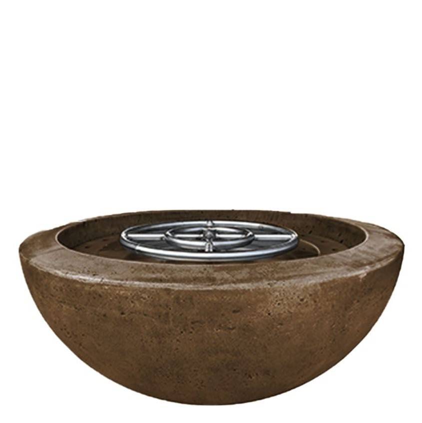 Prism Hardscapes Moderno 2 | 29" Concrete Fire Bowl - Outdoor Fire and Patio