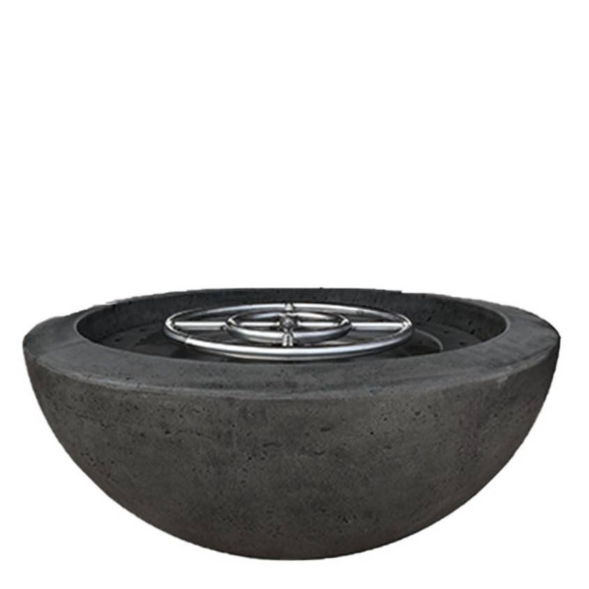 Prism Hardscapes Moderno 2 | 29" Concrete Fire Bowl - Outdoor Fire and Patio